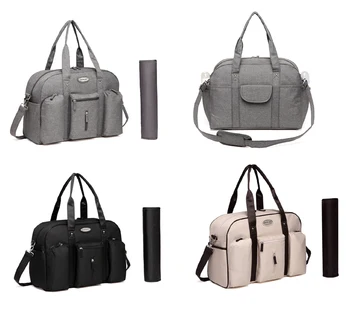 

New Unisex Large Multi-function Tote Messenger Baby Nappy Changing Diaper Bag+Changing Pad--CB133