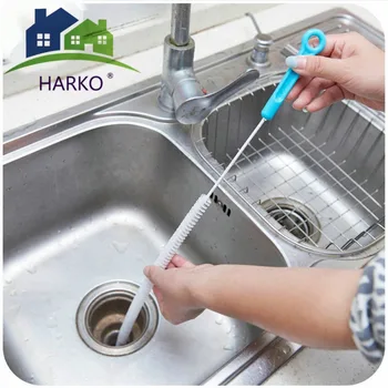 

Sewer Cleaning Brush,Home Bendable Sink Tub Toilet Dredge Pipe Snake Brush Tools Creative Bathroom Kitchen Accessories