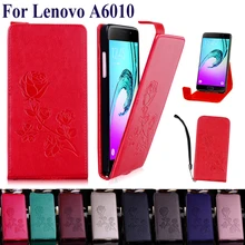 

Phone Case For Lenovo A6010 Phone Bag Luxury Stand Flower Design Wallet Leather Flip Cover Cases For Lenovo A 6010
