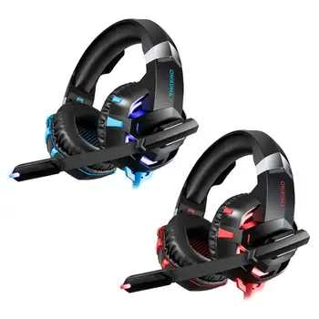 

K2-A game Computer Headset Headphones with microphone subwoofer headphone for PC Mobile phones Laptop Gamer