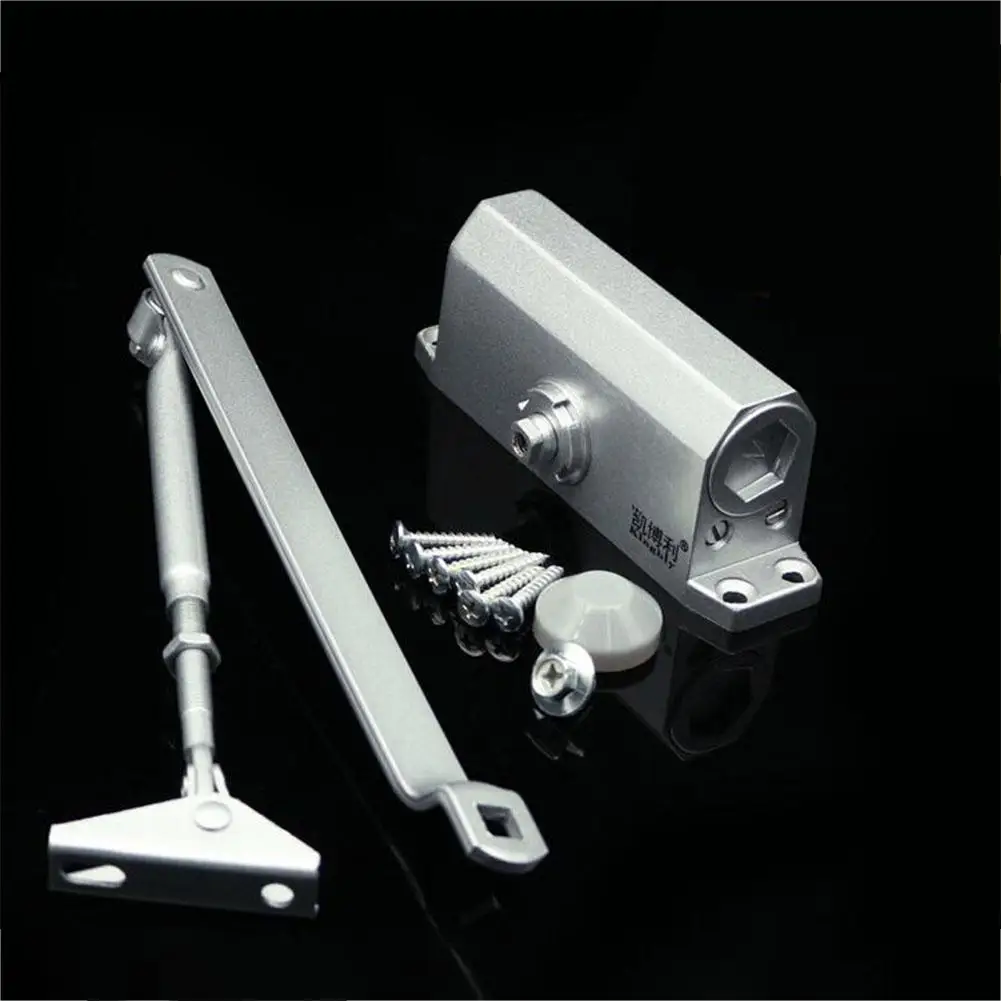 

Small Automatic Adjustable Door Closer Door Hinge for Wooden Cabinet Fire Door No Fix