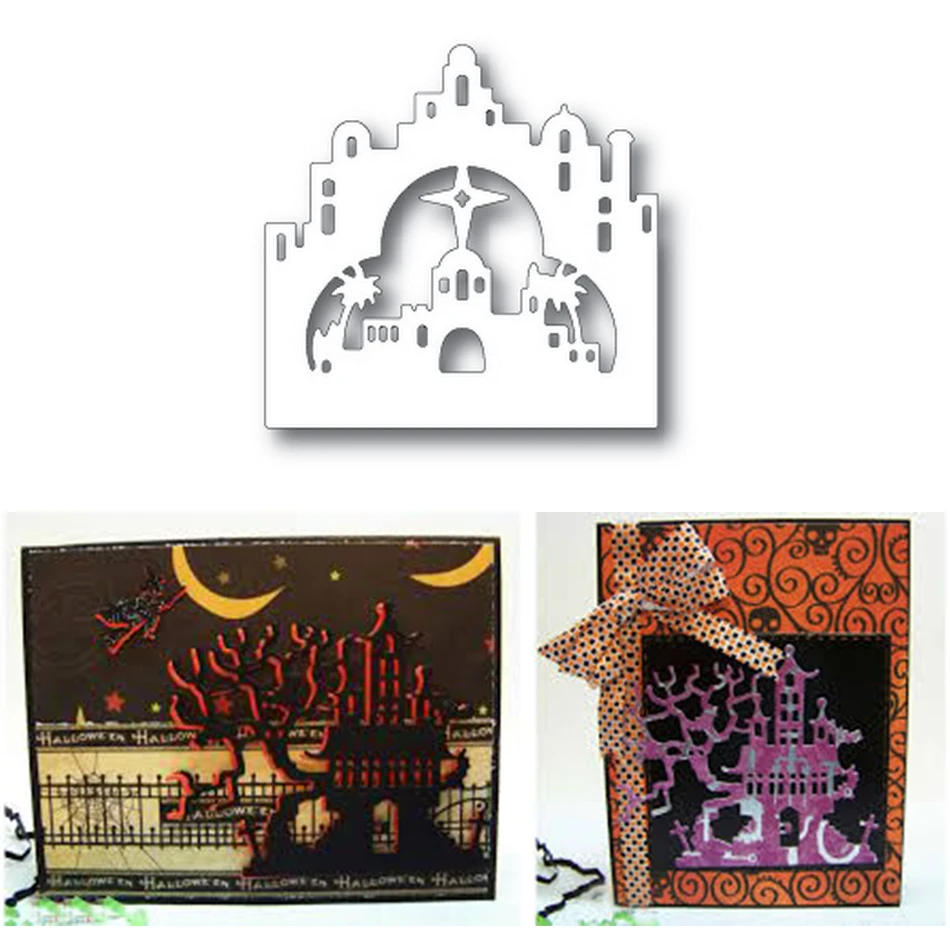 

YaMinSanNiO City Of Bethlehem Metal Cutting Dies Stencils For Scrapbooking Embossing Paper Wedding Cards Die Cuts Making Craft