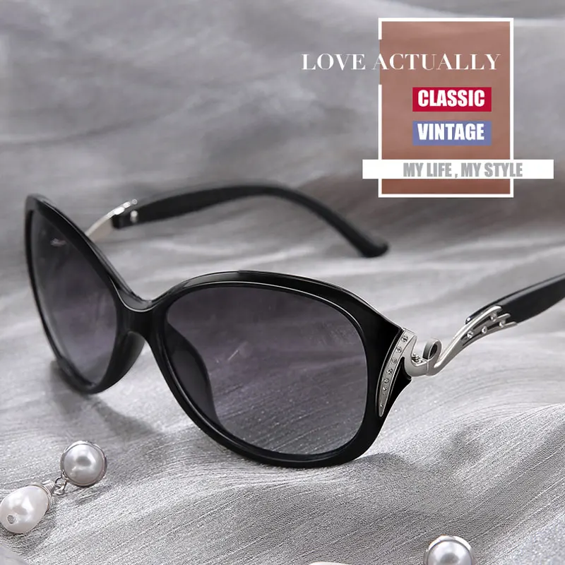 MYMARCH Hot Polarized Sunglasses Women Sunglasses UV400 Protection Fashion Sun Glasses With Rhinestone Sun Glasses Female 2019