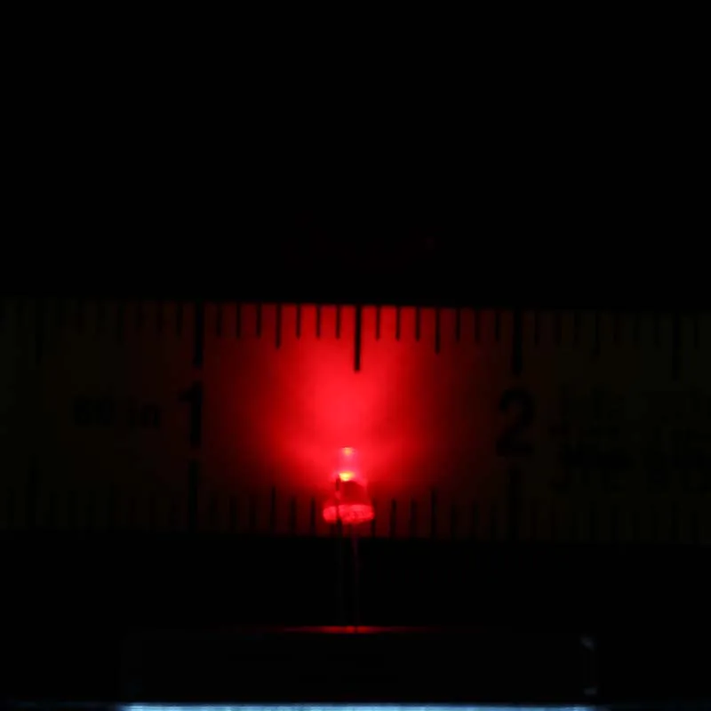 Высокое качество 100 шт 3 мм красный круглый светодиод супер яркий красный светодиод Светодиоды высокой освещенности