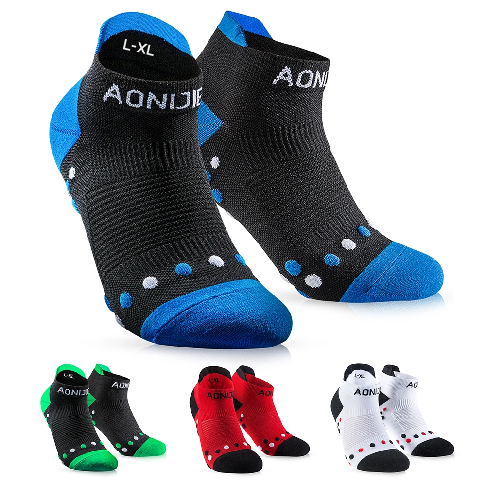 

AONIJIE Absorbent Outdoor Socks Unisex Professional Cycling Socks Racing Hiking Running Sports Socks Quick-dry Warm Low Cut Sock
