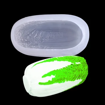

Chinese Cabbage 3D Cake Mould Vegetable Silica Gel Gypsum Craft Soap Making Silicone Soap Mold