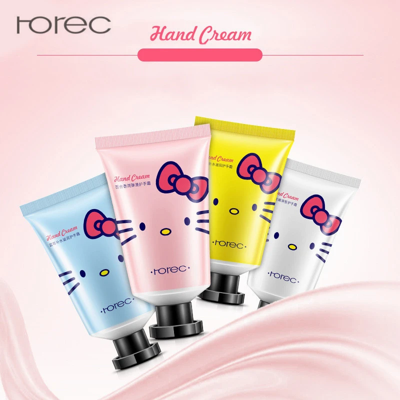 

Horec 4colors Hand Cream Mini Cute Perfumed Moisturizing Anti Aging Whitening Anti-Chapping Smooth Nourishing Lotion Hand Care