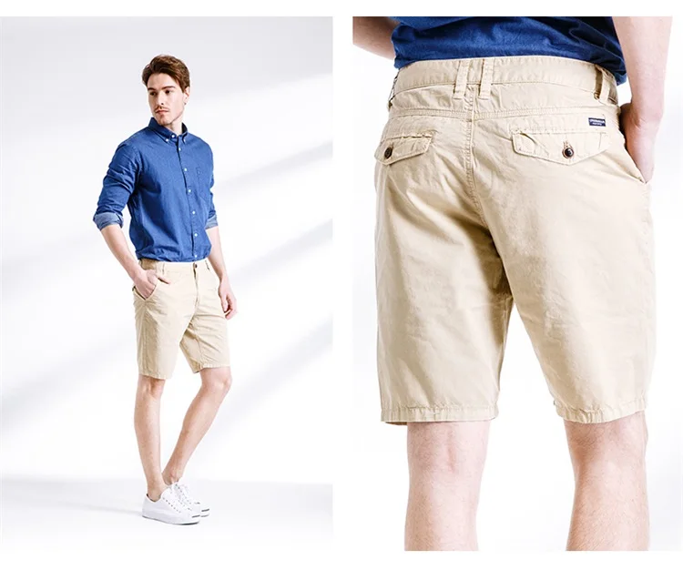 Летний стиль 2017 г. Для мужчин Повседневное хлопковые короткие штаны Новая мода вне Мотобрюки Для мужчин S-Длина Pantalones Hombre 167