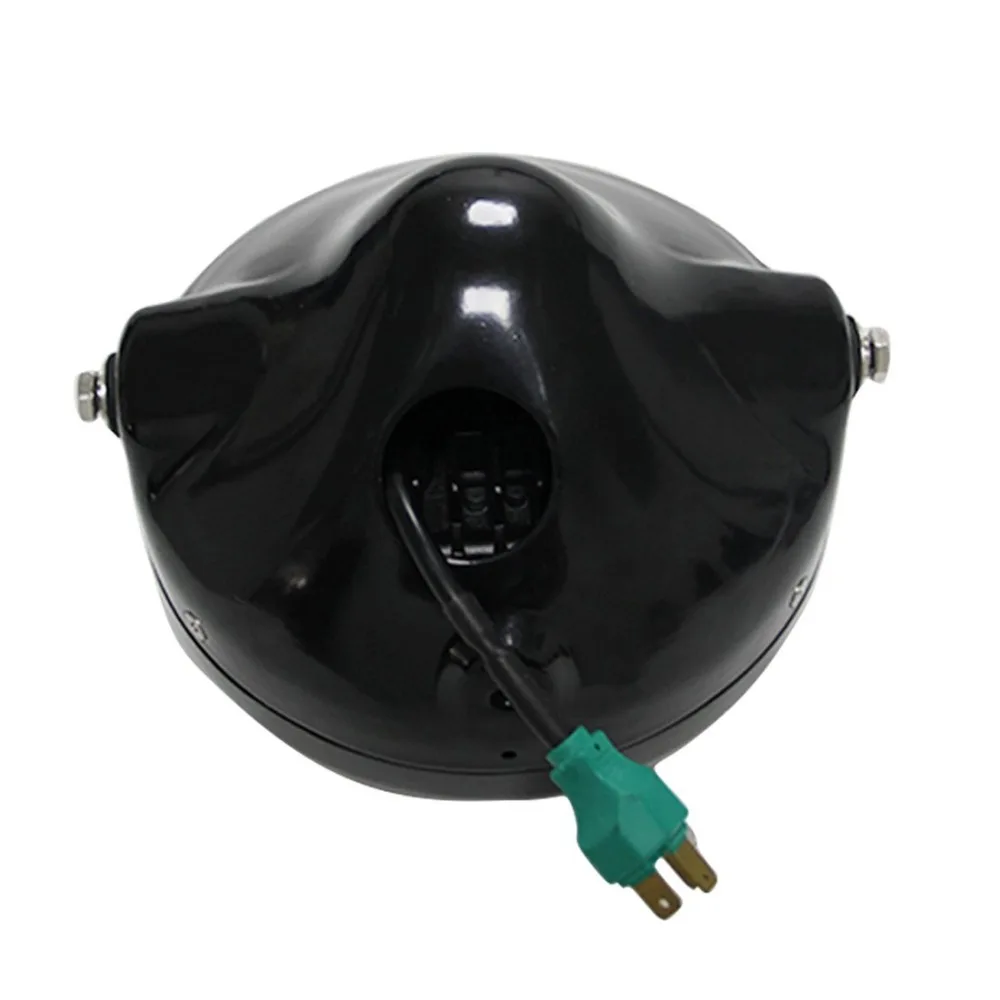 7 BlackChrome 7 Inch Headlight Daymaker Housing Bucket For Harley Davidson Motorcycle (4)