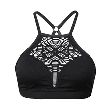 Женское Спортивное бесшовное нижнее белье без стального кольца, спортивный бюстгальтер, белый топ-труба, обернутый грудью