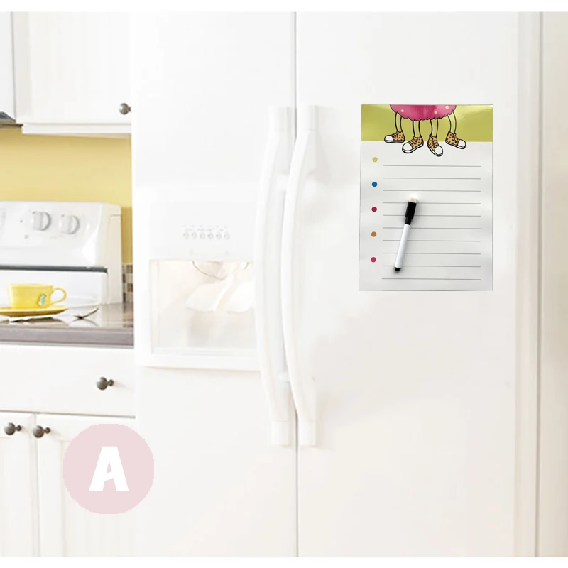 The Cartoon stripe printed Dry Erase Flexible Whiteboard