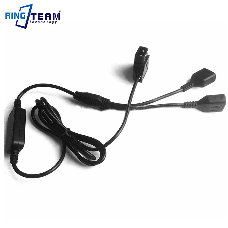 P-Tap D-Tap 14 8 v аккумулятор для двух разъемов USB 5v 2A DC кабель питания Горячая