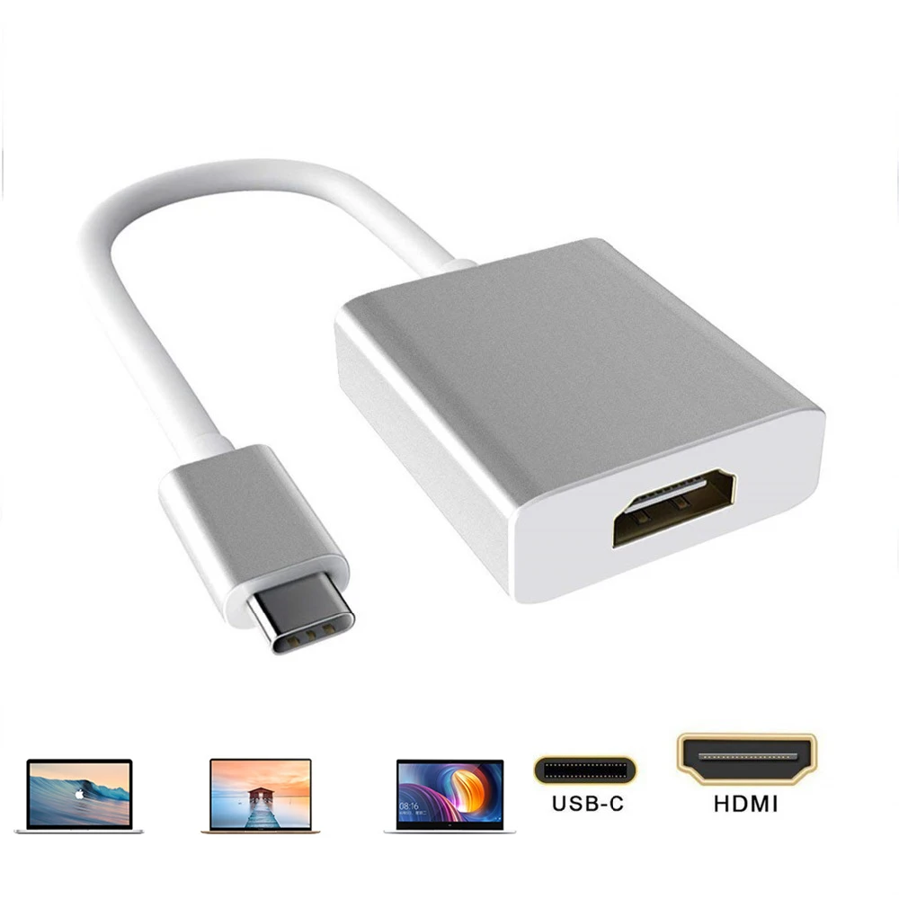 USBC 3 1 конвертер USB C Type 0/HDMI/TypeC Женский адаптер зарядного устройства для Apple Macbook и