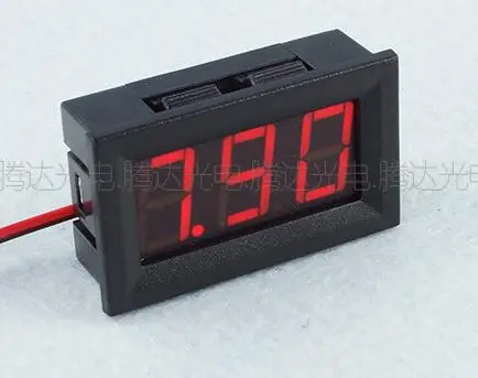 20 шт. 0 56 дюймов Красный Новый DC5 120V светодиодный вольтметр цифровой для