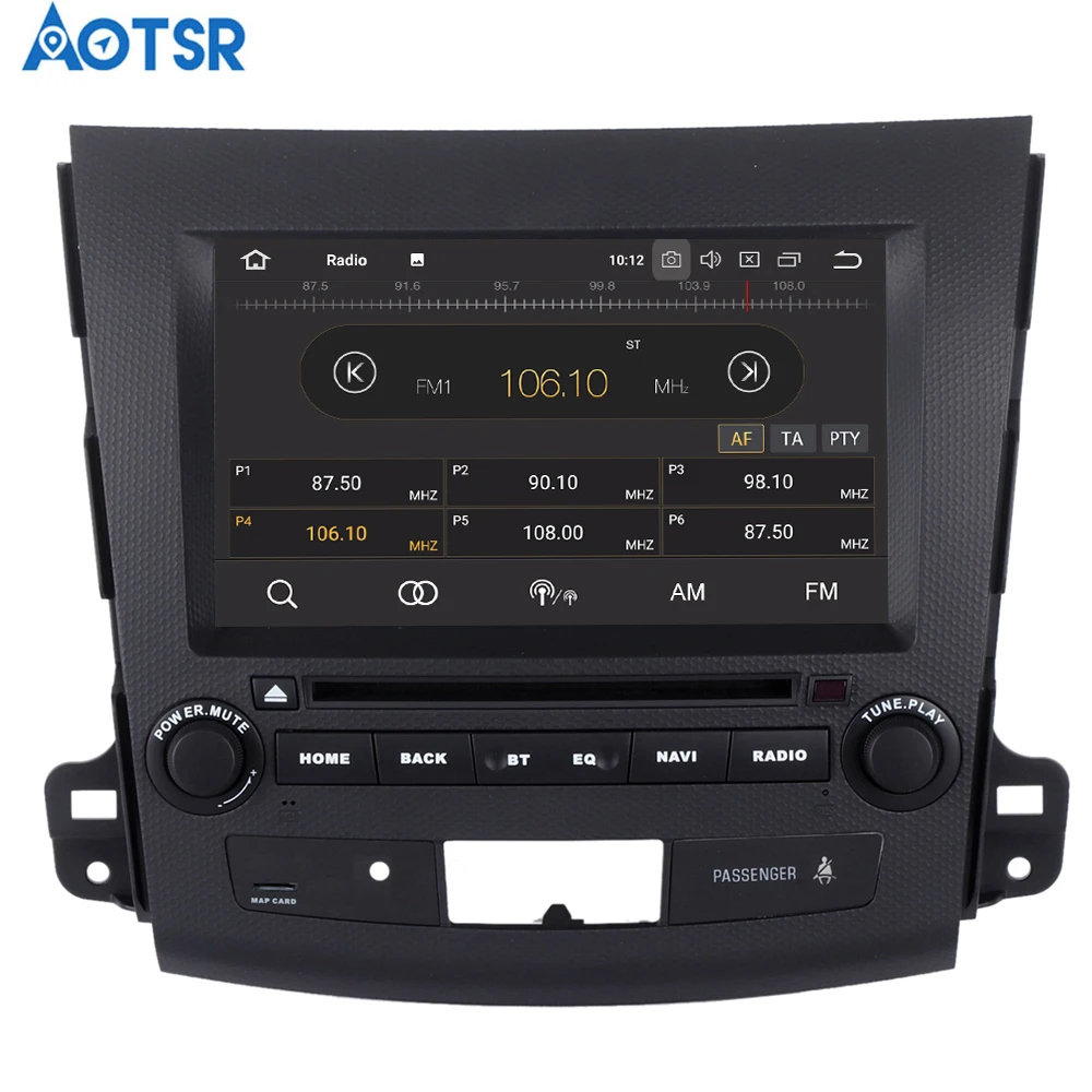Best Android 8.0 Car DVD player GPS Navigation for Mitsubishi Outlander 2006~2012 For Citroen C-Crosser for Peugeot 4007 2