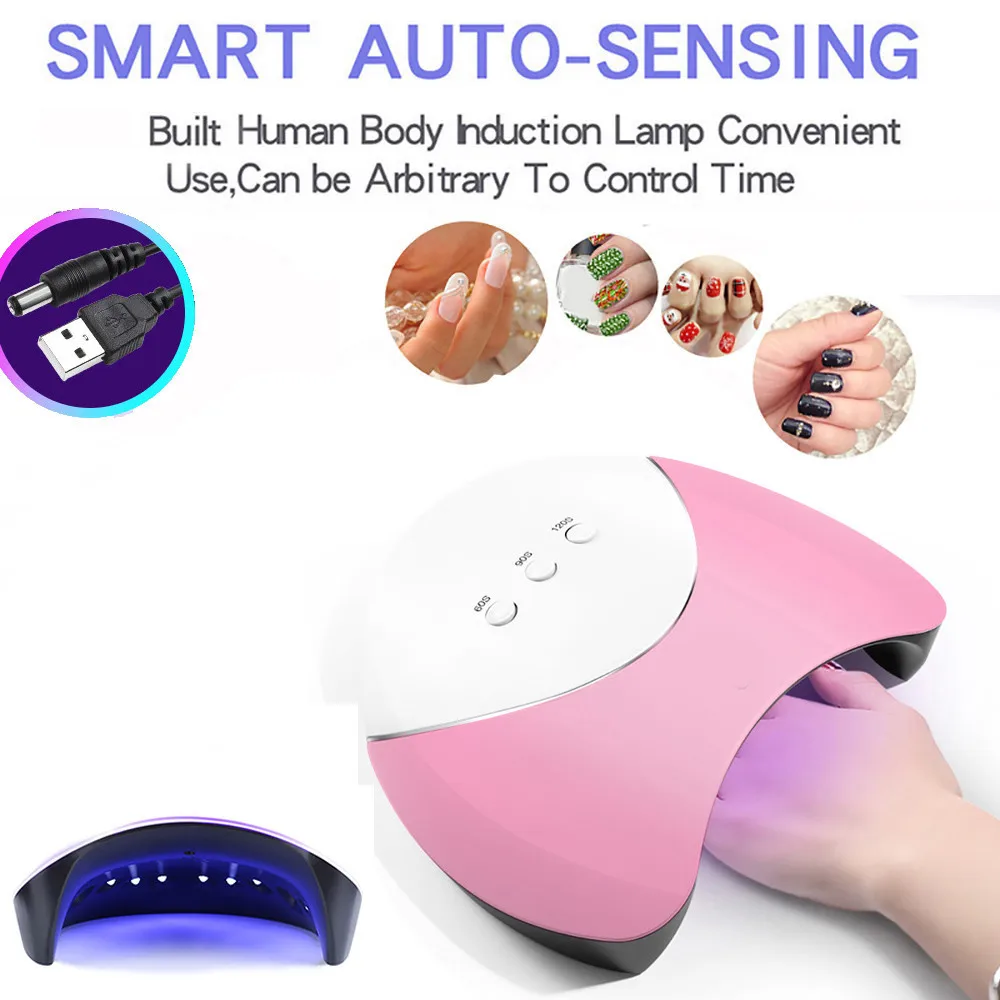 

Hot Smart Infrared Auto-sensing UVLED Nail Lamp 36W Gel Curing Nail Gel Polish Beauty Nail Dryer Nail Art Machine Drop Shipping