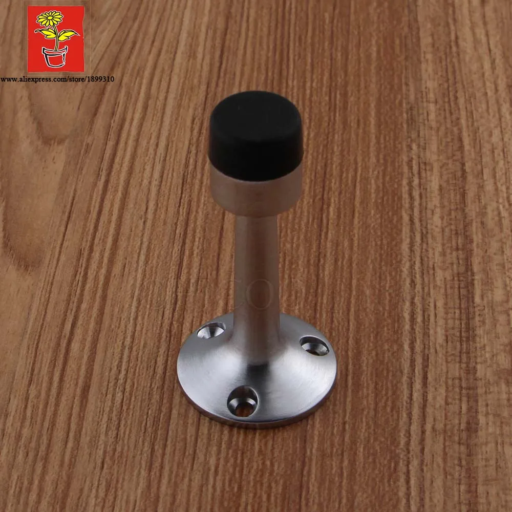 zinc alloy door stopper rubber door stop wall mounted doorstops porte