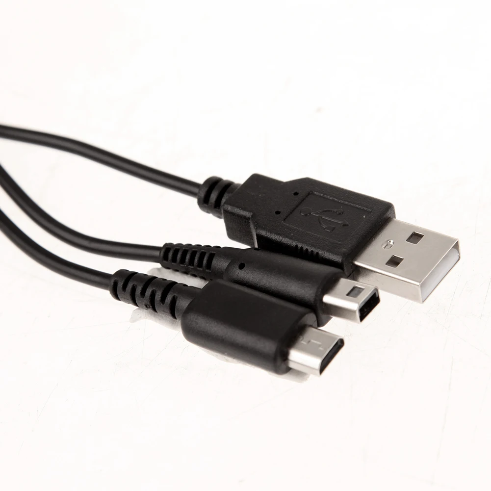 1 шт. Новый 2 в USB кабель для зарядки данных двойное соединение Nintendo NDSI 3DS NDSL
