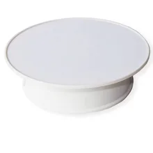 

8inch White Base Rotating Advertising Base for Phote Frame or Small Tools or Hat with White Color Free Shipping