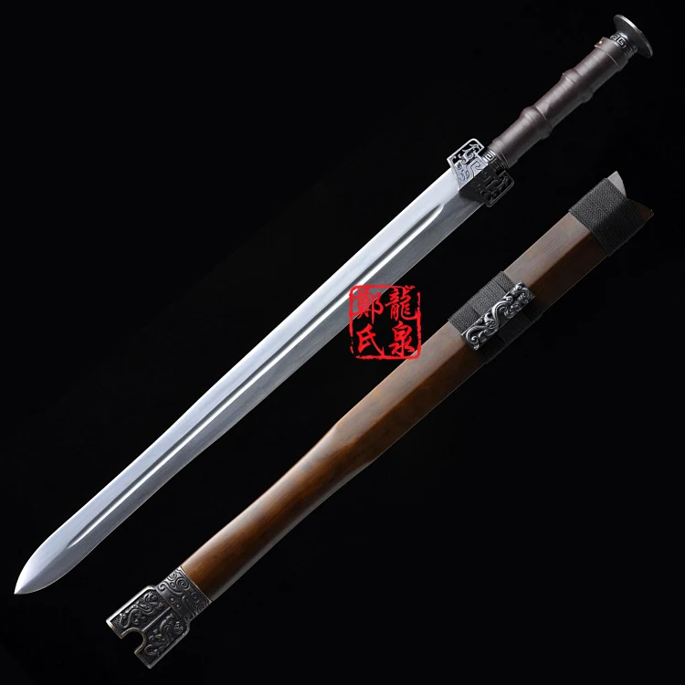 

Replica Movie Hero Nameless Sword Hand Forged 1045 Carbon Steel Traditional Chinese Warring States Period Jian