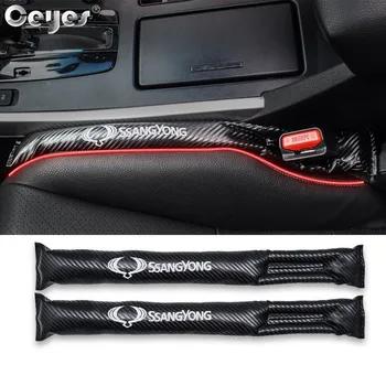 

Ceyes Car Styling Accessories Seat Pad Gap Fillers Leakproof Strips Interior Stickers For SsangYong Actyon Turismo Rodius Rexton