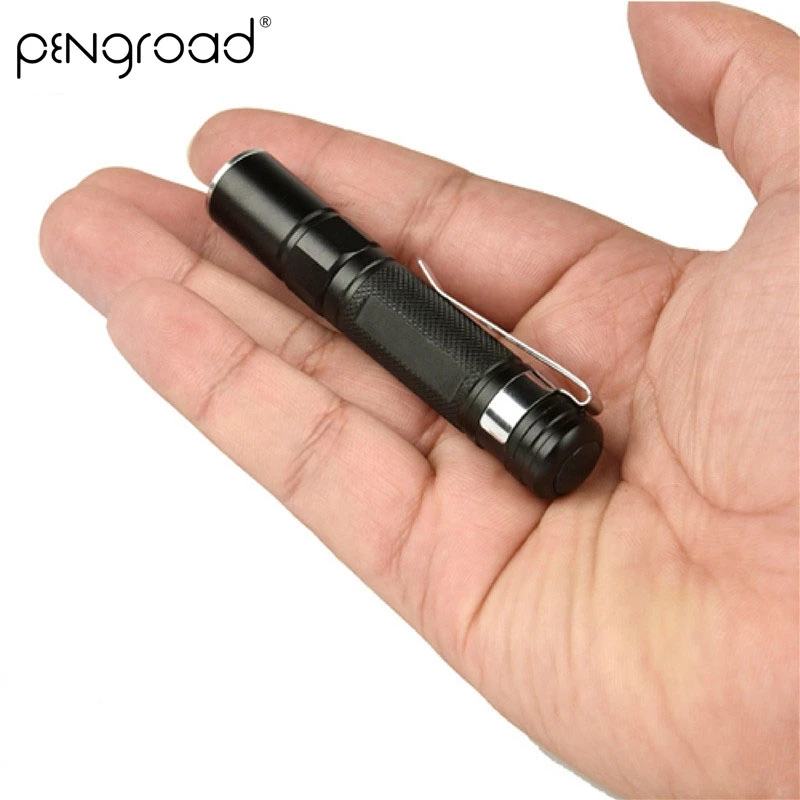 

Q5 LED Powerful Flashlight Flexible Zoomable Pocket Pen Torch Light Medical Mini Hand Torch With Clip Use AAA Battery PD026