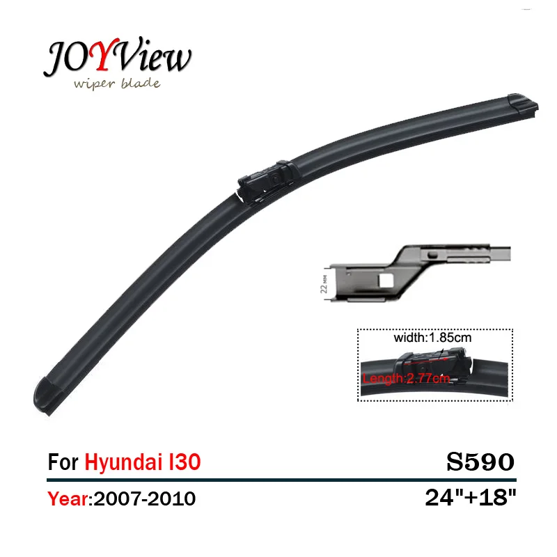 S590 Размер дворников: 24 &quot+ 18&quot подходит для Hyundai I30 (2007-2010) Щетка стеклоочистителя