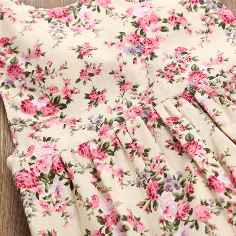 Baby Clothing Newborn Infant Kids Baby Girls Floral Romper Jumpsuit Outfit Playsuit Clothes romper do beb menina (8)