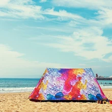 Пляжный стул Приют Портативный водонепроницаемый ветрозащитный складной тент анти УФ Непрозрачный коричневый тент наружная мебель палатка для рыбалки