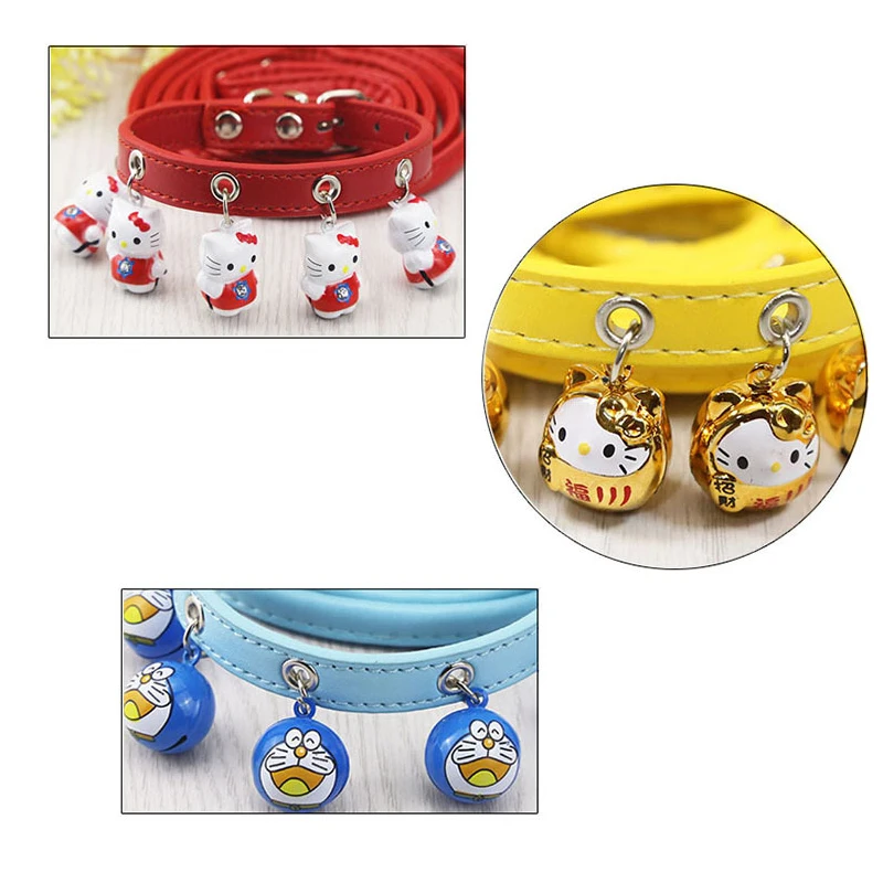 Кошка воротник с колокольчиками в кошки ошейники ведет Pet аксессуар для маленькая кошка ошейники