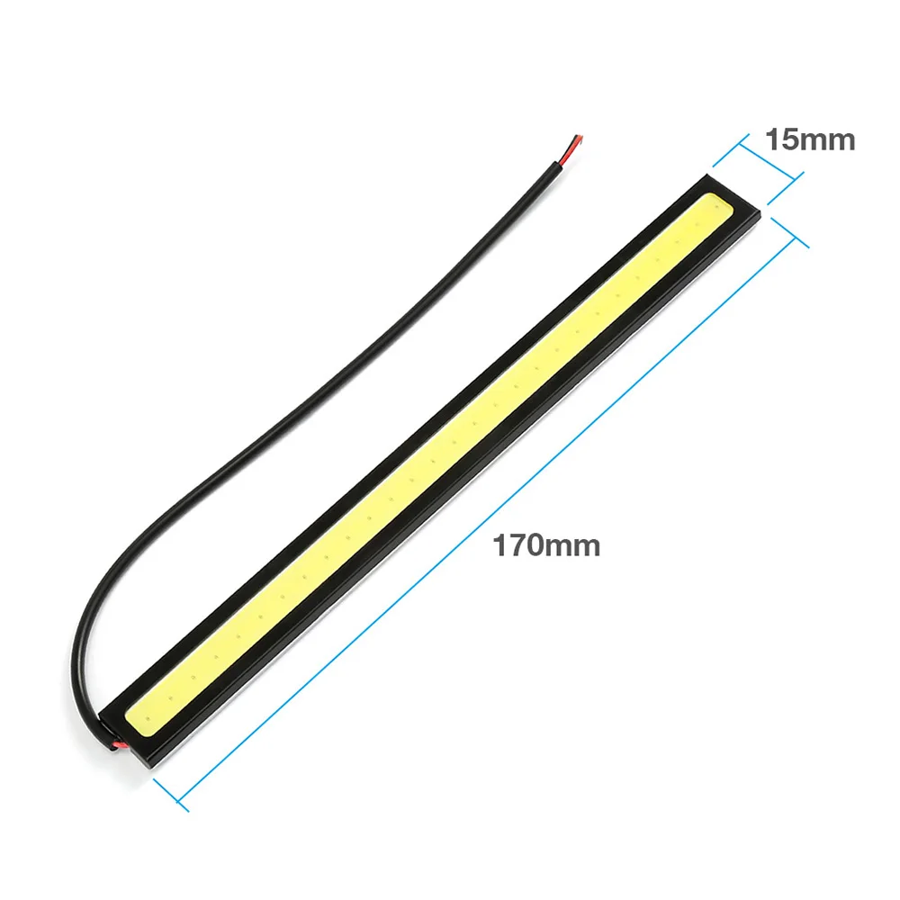 1 шт. 17cmCOB светодиодный DRL для вождения дневные ходовые огни полоса COB светодиодный панель DRL полосы панели лампы 12 В авто вождения дневное время