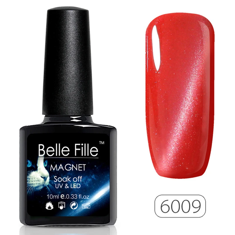 Belle Fille кошачий глаз Гель лак телесный розовый Soak Off УФ гель для ногтей Vernis полу