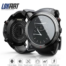 Умные часы LOKMAT LOK01, 4G, 3 ГБ+ 32 ГБ, MTK6739M, Android 7,1, 2,4 ГБ, 5 Гб, Wi-Fi, gps, фитнес, 620 мА/ч, для воспроизведения музыки, вызова, ответа на сим-часы