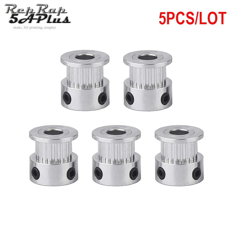 2 X GT2 PULLEYS 6.35mm Bore 20 Teeth-RepRap Ultimaker 3D Printer Part