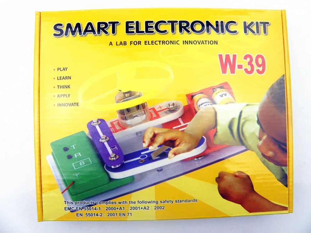 a lab for electronic innovation Snap Circuits Kit Learning building blocks Model create 39 different electronic
