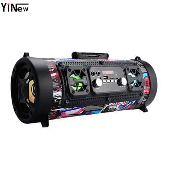 

Hifi Portable Bluetooth Speaker Bass Stereo Sound System Surround Sound Bar Subwoofer Portable Column Support TF FM Radio