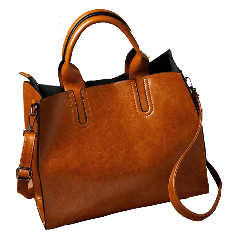 2016 Winter Fashion Women Genuine Leather Handbags High Quality Real Leather One Shoulder Bag Lady Casual