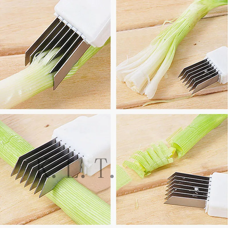 1PCS Sharp Kitchenware Vegetable Cutter Slicer Magic Shredded Green