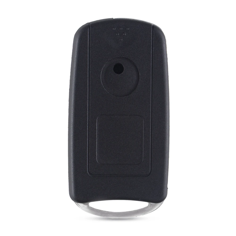 KEYYOU 2/3/4 кнопки модифицированный откидной складной пульт дистанционного управления автомобильный брелок для ключей с кожаной крышкой чехол для Toyota Camry RAV4 Corolla TOY43 лезвие ключ чехол