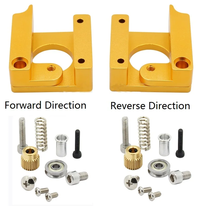 

42HD4027-01 Aluminum Extruder Forward or Reverse Direction Bracket Kit Without 17 Stepper Motor For 3D Printer