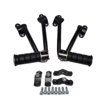 

Motorcycle Parts Black Rear Passenger Foot Pegs Mounts Footrest for Kawasaki Vulcan 650 VN650 vn650 2015 2016 2017 2018 up