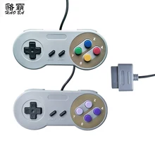 HAOBA Computador host controller para SNES sistema console controlador wired game console alça roxo cor dois botões de cor