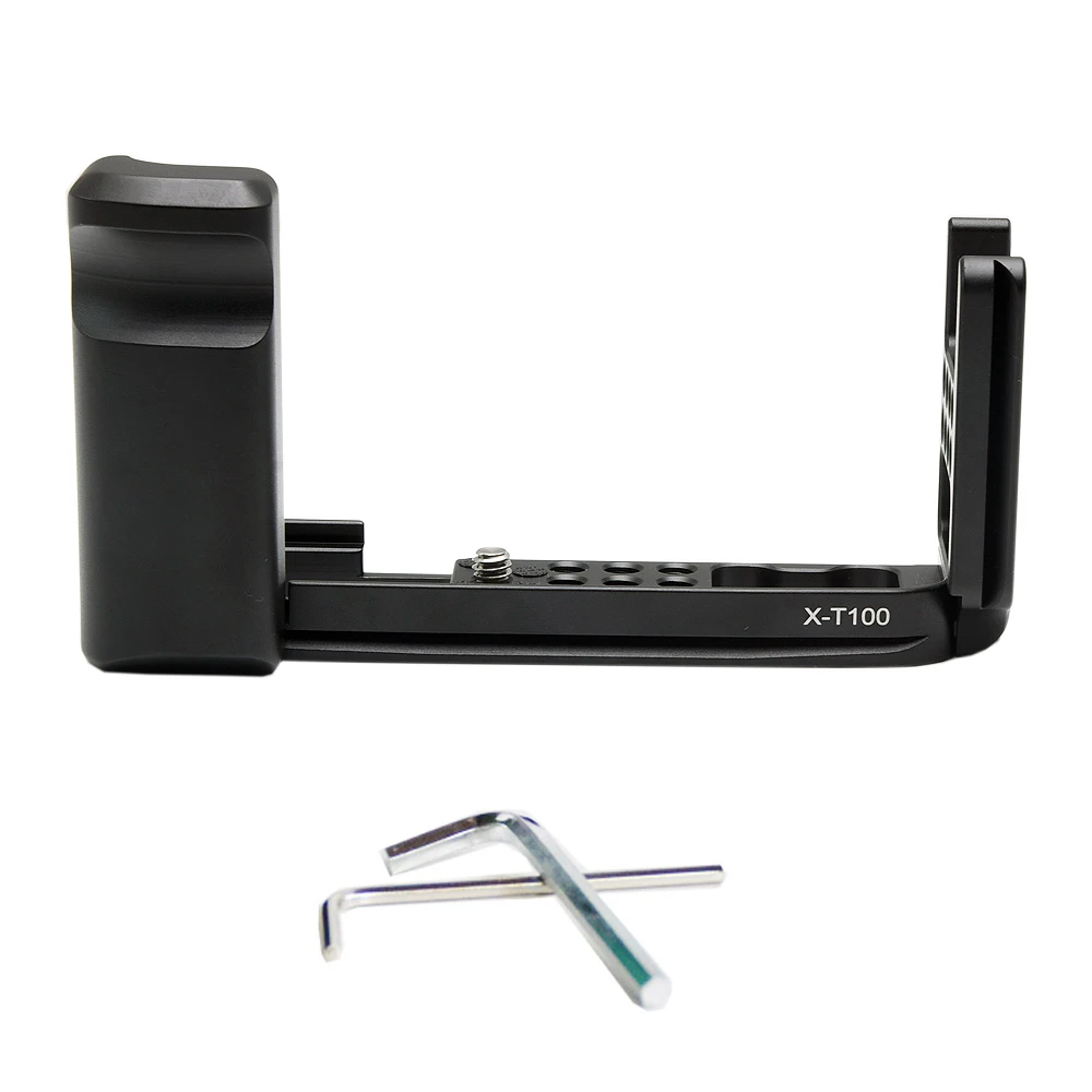 

Fittest Brand Vertical L Type Bracket Tripod Quick Release Plate Base Grip Handle For Fujifilm XT100