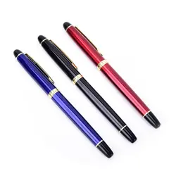 Перьевая ручка полностью металлические роскошные ручки офисные школьные канцелярские принадлежности 1 шт
