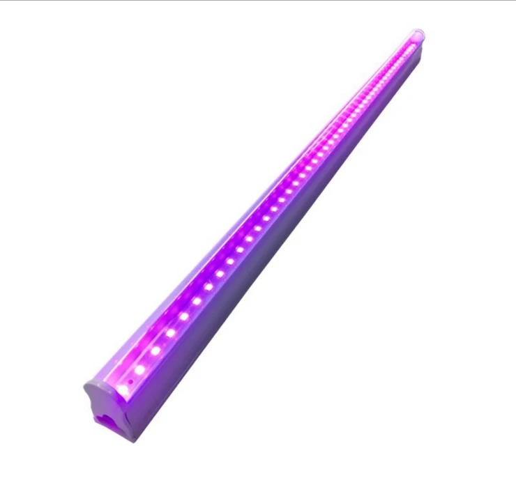 [Seven Neon]T5 60 см 10 Вт 48led 395-400НМ ультрафиолетовый стерилизатор чернильный стеклянный