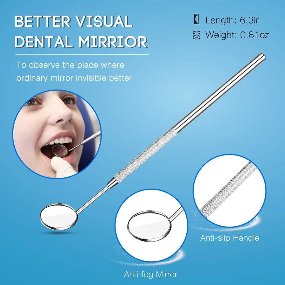 1Pc Dental Mirror Tool Dentist for teeth Cleaning Inspection Mirror