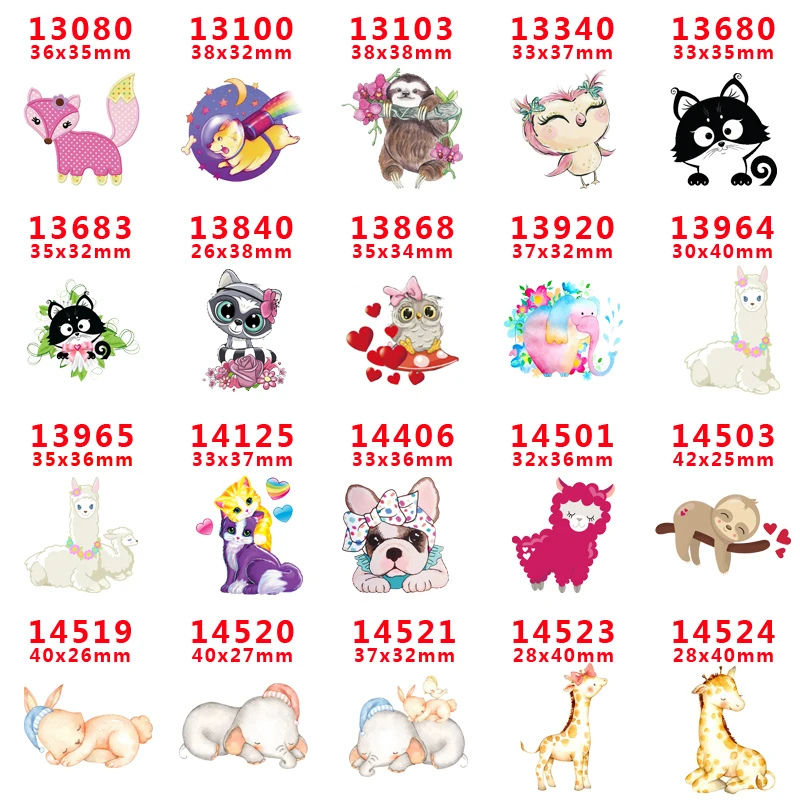 30 шт мультфильм персонаж плоское украшение из смолы PR 13080