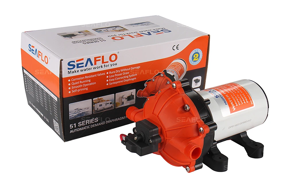 Buy SEAFLO Water Pressure Pump 70PSI 18.9 LPM 12v Pump
