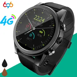 696X360 4G LTE Android 7,1 Смарт-часы 1,6 дюймов Большой экран круглый WiFi gps сим-карта 4G Smartwatch телефон монитор сердечного ритма камера