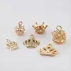 20pcs/lot Gold Color Plated Copper 3D Princess Crown Charms Pendant for Jewelry Making DIY Handmade Bracelet Findings Craft Z620 ► Photo 2/3